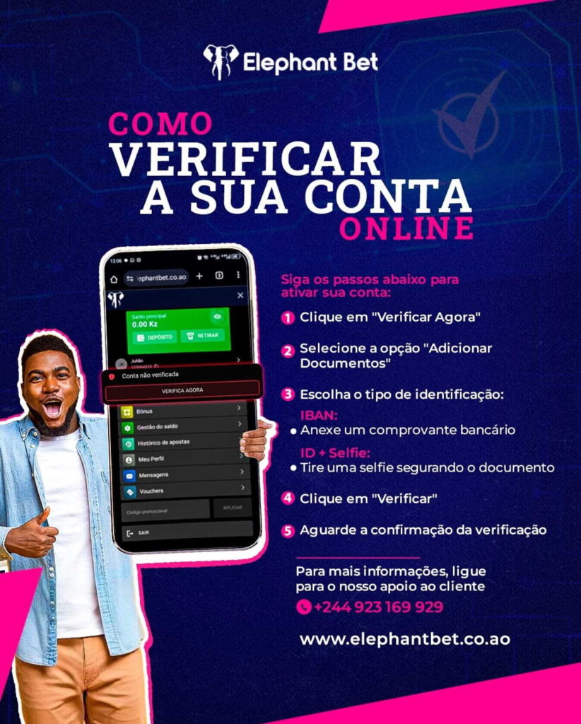 Como verificar a conta na ElephantBet passo a passo