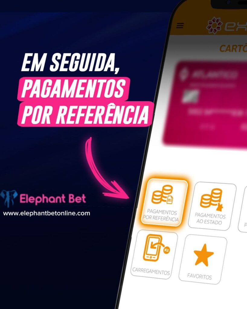 Selecionar pagamento por referência no Multicaixa Express