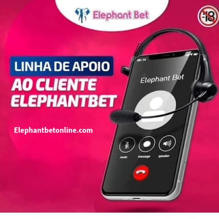 Apoio ao cliente da ElephantBet com atendimento 24 horas e chamadas gratuitas em Angola